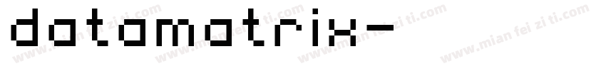 datamatrix字体转换