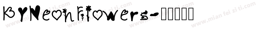BYNeonFlowers字体转换