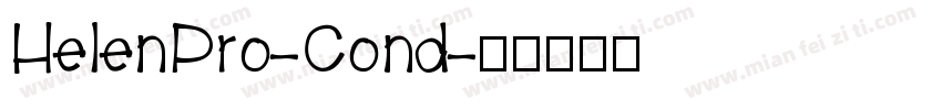 HelenPro-Cond字体转换