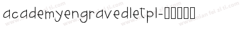 academyengravedletpl字体转换