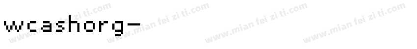 wcashorg字体转换