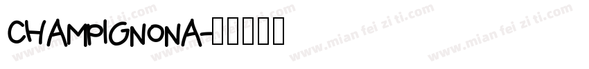 champignona字体转换