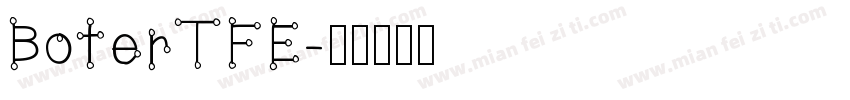 BoterTFE字体转换