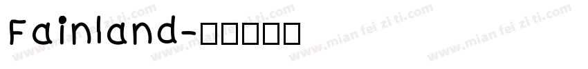 Fainland字体转换