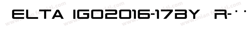 CeltaVigo2016-17byTr字体转换