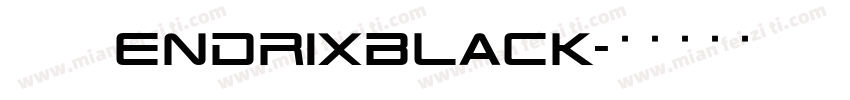 TRHendrixblack字体转换