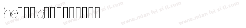 herulanum字体转换