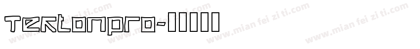 Tektonpro字体转换