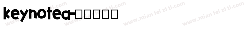 keynotea字体转换
