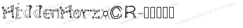 HiddenHorz0CR字体转换