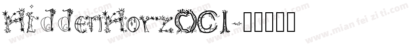HiddenHorzOCI字体转换