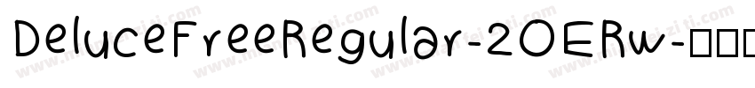 DeluceFreeRegular-2OERw字体转换