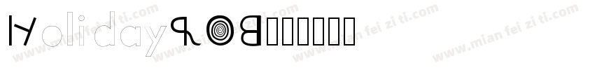 HolidayROB字体转换