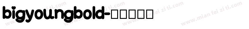 bigyoungbold字体转换