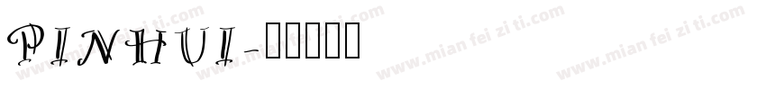 PINHUI字体转换