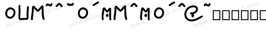 HYMiaoHunManHuaTi字体转换