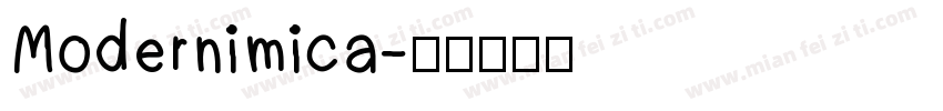 Modernimica字体转换