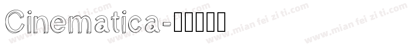 Cinematica字体转换