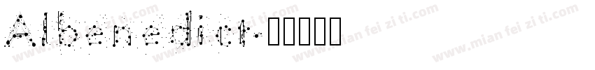 Albenedict字体转换