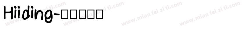 Hiiding字体转换