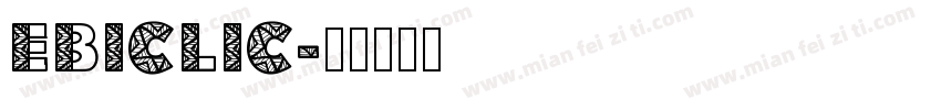 ebiclic字体转换