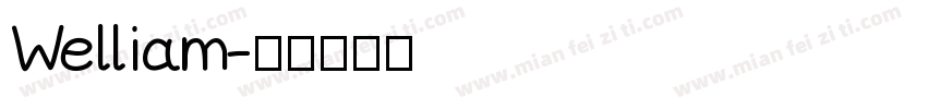 Welliam字体转换