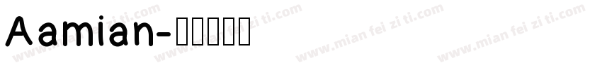 Aamian字体转换