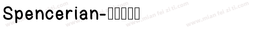Spencerian字体转换