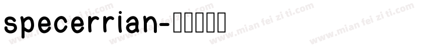 specerrian字体转换