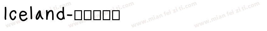Iceland字体转换