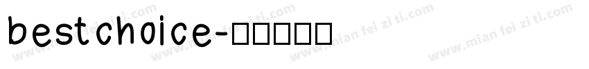 bestchoice字体转换