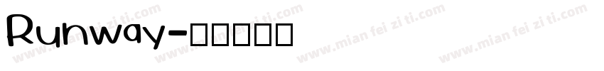 Runway字体转换
