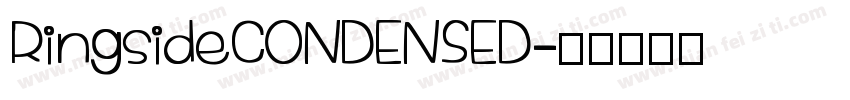 RingsideCONDENSED字体转换