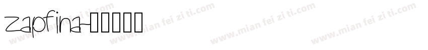 zapfina字体转换