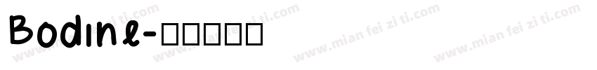 Bodine字体转换