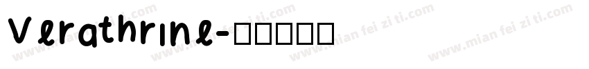 Verathrine字体转换