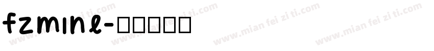 fzmine字体转换