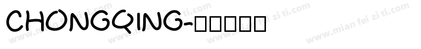 CHONGQING字体转换