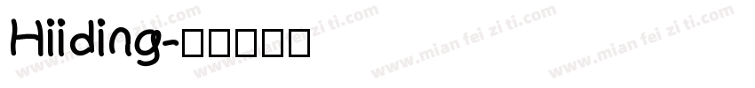 Hiiding字体转换