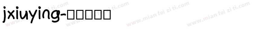 jxiuying字体转换