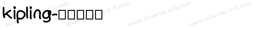 kipling字体转换
