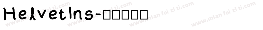 HelvetIns字体转换