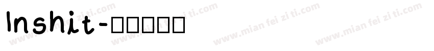 Inshit字体转换