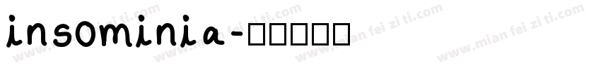 insominia字体转换