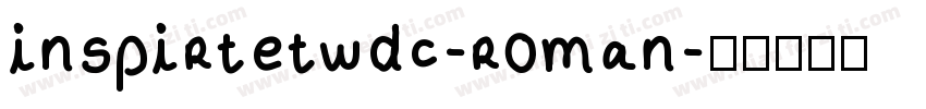 inspirtetwdc-roman字体转换