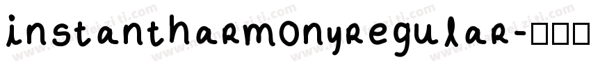 instantharmonyregular字体转换