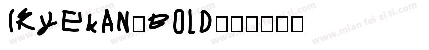 IRYekan-Bold字体转换