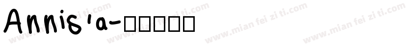 Annisa字体转换