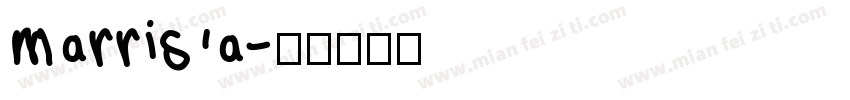 marrisa字体转换