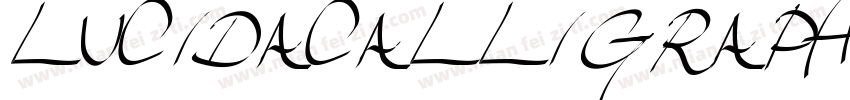 LUCIDACALLIGRAPHY-IT字体转换